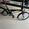 大行（DAHON）折疊自行車(chē)20英寸鋁合金輕便6速通勤單車(chē)冠特 KBA061黑色 曬單實(shí)拍圖