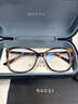 古馳古馳女士方形光學(xué)框架玳瑁色 S碼GG0026O 情人節送禮 曬單實(shí)拍圖
