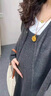 苒琦媽咪孕婦裝春秋裝2025新款時(shí)尚長(zhǎng)袖開(kāi)衫上衣寬松顯瘦連衣裙慵懶風(fēng)套裝 灰色兩件套 L 曬單實(shí)拍圖