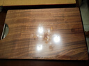 京東京造 菜板 砧案板切菜家用食品級實木抗菌 【烏檀整木】40*27*2.5cm 曬單實拍圖