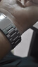 華為手表原裝表帶WATCH3/4鈦金屬快拆表鏈GT4/GT3 Pro鋼表帶腕帶 三格鏈?zhǔn)健静讳P鋼】鋼色表帶22mm 22mm 曬單實(shí)拍圖