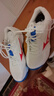 美津濃（MIZUNO）CYCLONE SPEED CN排球鞋綜合室內外訓練鞋男女款羽毛球鞋乒乓球鞋 白紅藍 V1GA218125 39 =250mm 曬單實(shí)拍圖