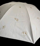 天堂 防紫外線(xiàn)晴雨傘三折 雨傘黑膠防曬太陽(yáng)傘遮陽(yáng)晴雨傘 甘酪白 曬單實(shí)拍圖