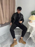 蘇系男士馬丁靴男女款2025新款真皮美式秋冬增高英倫風(fēng)潮酷大黃工裝靴 黃棕色 42 男碼（尺碼偏大建議小一碼） 曬單實(shí)拍圖