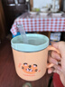 樂扣樂扣兒童水杯家用敞口杯寶寶喝奶杯2歲幼兒園吸管杯3歲牛奶杯多用杯子 曬單實拍圖