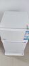 海爾（Haier）88升小冰箱冰箱雙開(kāi)門(mén)小戶(hù)型迷你家用租房宿舍辦公室節能省電BCD-88GHTMZ0WV家電國家補貼15% 曬單實(shí)拍圖