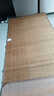 浪莎（langsha）涼席竹席宿舍90x190m冰絲席夏天寢室雙面涼席子可折疊竹子空調席 水墨年華【A面竹席 B面草席】 90cm*190cm 【單件涼席】 曬單實(shí)拍圖