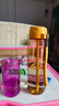 特百惠（Tupperware）樂動750ML男女士學(xué)生夏季大容量運動塑料水杯子帶吸管雙飲 果汁橙 曬單實拍圖