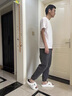 潔麗雅運(yùn)動(dòng)拖鞋男士外出夏季2025新款踩屎感戶外防滑防臭厚底涼拖鞋外穿 白極黑 42-43 【適合41-42碼】 曬單實(shí)拍圖