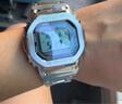 卡西歐（CASIO）手表男G-SHOCK經典小方塊小銀塊電子表送男友禮物GMW-B5000D-1PRT 曬單實拍圖