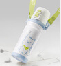babycare奇趣公仔兒童保溫杯嬰兒寶寶學飲杯吸管水杯水壺不銹鋼-白500ml 曬單實拍圖