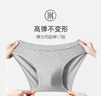 棉十三男士?jī)?nèi)褲【純棉抗菌襠】三角褲頭透氣寬松男生青少年短褲衩4條裝 曬單實(shí)拍圖