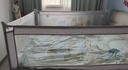 冠力朗（GUANLILANG）嬰兒床護欄寶寶防摔防護欄床上邊防掉免打孔擋板兒童安全加高圍欄 親子時(shí)光【U型底座加厚款】 三面裝【2.0m+2.2m+2.2m】 曬單實(shí)拍圖