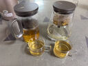 尚明鋁蓋磁旋玻璃內(nèi)膽飄逸杯大容量泡茶壺家用辦公功夫茶具茶水分離壺 槍黑色 500ml 曬單實(shí)拍圖