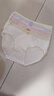 FitonTon5條裝內(nèi)褲女純棉10A抑菌女士?jī)?nèi)褲中腰可愛少女初中生青春期三角褲 曬單實(shí)拍圖