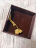 周大生復(fù)購補(bǔ)貼黃金葫蘆吊足金花絲福祿生財掛墜七夕禮物送女友 1.55g 曬單實(shí)拍圖