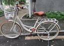 飛鴿（FLYING PIGEON）自行車成人通勤車自行車學(xué)生單車成人自行車通勤自行車女士自行車 豪華奶油米|6速|(zhì)一體輪+禮包 26寸適合160-185cm 曬單實拍圖