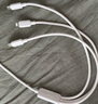 倍思Type-C數(shù)據(jù)線(xiàn)三合一充電線(xiàn)PD60W快充一拖三適用蘋(píng)果16/15promax華為小米手機(jī)ipad平板車(chē)載 1.1米白 曬單實(shí)拍圖