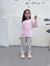 NIKE耐克女童秋季套裝 2025新款男童運動(dòng)套裝兒童秋裝衣服兩件套長(cháng)袖 櫻花粉 【100%純棉】 150 /M 【建議身高140-152cm】 曬單實(shí)拍圖