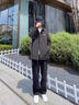 艾漫登牛仔褲男褲子秋冬夏季男薄款2025新款寬松直筒褲復古港風(fēng)休閑長(cháng)褲 黑灰色 XL 115-140 優(yōu)先發(fā)貨 曬單實(shí)拍圖