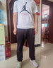 耐克（NIKE）男運動(dòng)褲 春秋款 單層針織 直筒休閑BV2767-010黑S 曬單實(shí)拍圖
