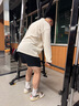 MUSCLEDOG肌肉狗POLO長(cháng)袖T恤男2025秋季新品美式純色寬松運動(dòng)訓練健身上衣 米白色 XL 曬單實(shí)拍圖
