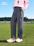 鴻星爾克運動(dòng)褲女秋季新品大口袋工裝直筒休閑褲針織長(cháng)褲戶(hù)外女褲子 曬單實(shí)拍圖