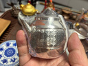 銀器時代 銀壺純銀999泡茶壺祥云復(fù)古純手工彩舊日式家用創(chuàng)意茶具 亮面款130克+證書 150ml 曬單實拍圖