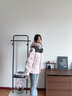 波司登25新款羽絨服男女同款情侶冬季短款潮流連帽外套B250246330 寒露粉|1956 M 165/88A 體重約110-120斤 曬單實(shí)拍圖