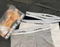 Calvin KleinCK 男士平角內褲套裝套盒 3條裝 送男友禮物 U2664G 998黑白灰 M 曬單實(shí)拍圖