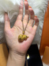 老鋪黃金古法手工足金花絲葫蘆（2號）吊墜（配繩） 金重約23.0g 曬單實(shí)拍圖