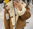 森馬（Semir）森柔毛衫|毛衣女刺繡V領(lǐng)顯瘦寬松2024絞花上衣復(fù)古風(fēng)109724107014 曬單實(shí)拍圖