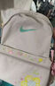 耐克（NIKE）【定制包】春日漫游記涂鴉風(fēng)可愛(ài)少女書(shū)包背包雙肩包常規女款灰白 灰白色 曬單實(shí)拍圖