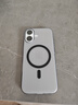 猩球衛士高級感防指紋適用Apple/蘋(píng)果iPhone17磁吸光柵瓦楞手機殼超薄行李箱條紋保護套磨砂透明外殼黑 曬單實(shí)拍圖