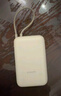 小米（MI）【3C認(rèn)證】小米充電寶移動(dòng)電源 10000  自帶線雙向快充口袋版  淺咖色 可上飛機(jī)/火車 曬單實(shí)拍圖