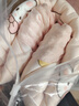 相思桐嬰兒被子秋冬嬰兒蓋毯3D豆豆絨安撫寶寶毯子幼兒園小被子豆豆被 草莓小兔【針織棉豆豆絨 10-20° 1-1米 防螨抑菌可機洗【700克】 曬單實(shí)拍圖
