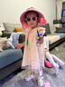 戴維貝拉（DAVE＆BELLA）公主裙女童連衣裙碎花寶寶裙子洋氣小童網(wǎng)紗裙夏裝新款童裙 花朵印花【現(xiàn)貨】 120 cm（建議身高110-120cm） 曬單實拍圖
