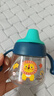 日康（rikang）學飲杯6個月+寶寶鴨嘴杯兒童水杯防漏防摔PCT材質180ML 青綠B1042 曬單實拍圖