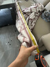 無印良品全棉被套單人150x200簡約100%純棉被罩單件200x230cm被芯套四件套 簡約藍【全棉面料 適合裸睡】 150cm*200cm 【單被套】 曬單實拍圖