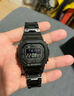 卡西歐（CASIO）手表男G-SHOCK小方銀金塊光能藍牙電波防水多功能電子日韓表禮物 全金屬黑武士GMW-B5000GD-1 曬單實(shí)拍圖