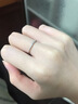 夢(mèng)可飾s925純銀戒指女韓版簡(jiǎn)約小清新微鑲鉆指環(huán)ins網(wǎng)紅疊帶手飾品禮物 閉口戒指 美碼-5號（49mm） 曬單實(shí)拍圖