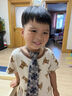 T&Twenties香檳色領(lǐng)帶男咖色商務(wù)免打結(jié)拉鏈?zhǔn)綇?fù)古條紋結(jié)婚新郎手打懶人棕色[拉鏈款]藏青卡其腰果花 曬單實(shí)拍圖