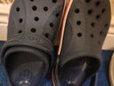 卡駱馳crocs七夕情人節(jié)禮物洞洞鞋貝雅卡駱班輕便耐磨一腳蹬休閑鞋|205089 深藍(lán)/辣椒紅-4CC 41 /42(260mm) 曬單實(shí)拍圖