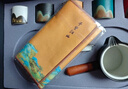 蘇氏陶瓷（SUSHI CERAMICS）手繪釉畫彩茶具套裝千里江山側把壺干泡盤五色茶杯文創(chuàng)伴手禮 曬單實拍圖