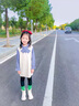 松貝熊兒童馬丁靴女鞋秋冬季2025新款公主風(fēng)靴子寶寶襪靴單靴軟底增高 米白色【軟底踩屎感】 27 曬單實拍圖
