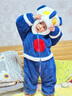 G.DUCKKIDS小黃鴨聯(lián)名奧特曼兒童睡衣男寶寶連體衣秋冬男童家居服珊瑚絨睡袍 紅色 110 尺碼4~5歲【100-110cm】 曬單實(shí)拍圖