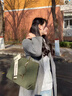 clolv kiss高級感秋冬大容量托特包包女2025新款通勤腋下大包單肩包生日禮物 【專(zhuān)柜高品質(zhì)】橄欖綠 曬單實(shí)拍圖