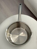 慕格列茲MUGARITZ不銹鋼18/10三層鋼一體成型帶濾嘴奶鍋隔渣濾茶湯輔食鍋 單濾嘴奶鍋 16cm 曬單實(shí)拍圖