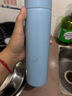 炊大皇保溫杯 316L醫用級不銹鋼茶水分離商務(wù)便攜保溫杯 淺藍色 490ml 曬單實(shí)拍圖