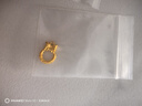 中國(guó)黃金（CHINA GOLD）蝴蝶結(jié)平安扣吊墜女在逃公主足金箍咒項(xiàng)鏈情人節(jié)生日禮物送女友 蝴蝶結(jié)平安扣+S925鏈 約0.3g 曬單實(shí)拍圖
